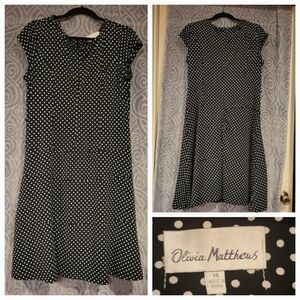 OLIVIA MATTEWS Polka dot Dress